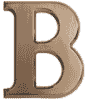 bronze lettering