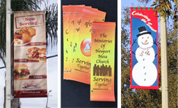 LIGHT POLESleeved banners